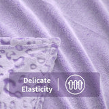 FY FIBER HOUSE flanel fleece přehoz, deka z mikrovlákna s 3D potiskem geparda, 228 X 274 cm, fialová Peřiny a přikrývky Naty Shop