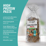 Nejlepší proteinové těstoviny pro tělovou výživu 6 x 200 g - Fit4Day High Protein Tagliatelle - 61 % proteinů, nízký obsah sacharidů, veganské a bez laktózy, bez sóji - vysoce kvalitní hrachový protein - pro nízkosacharidové diety