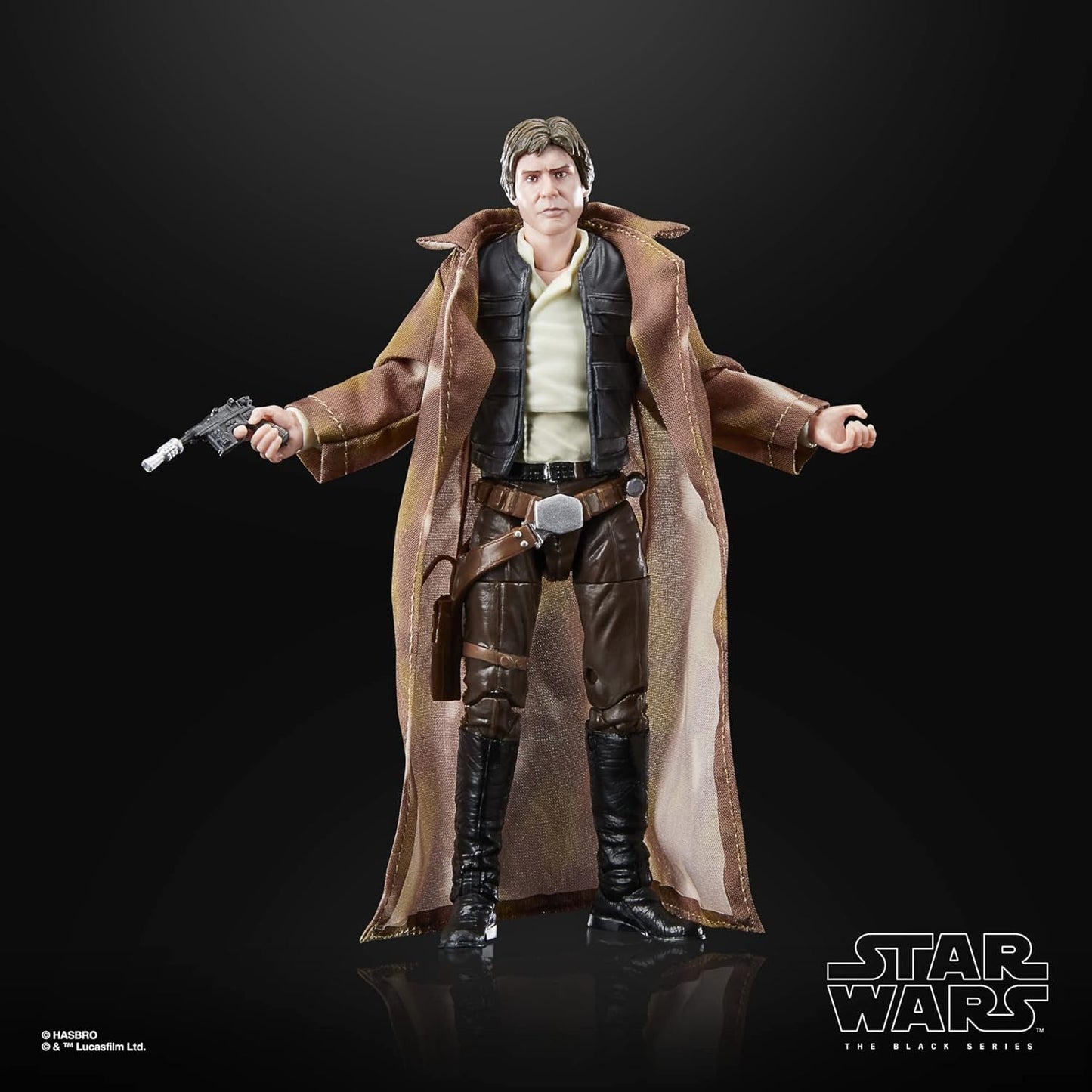 Star Wars Černá série Han Solo, 15 cm vysoká akční figurka Zu Wars: Návrat rytíře Jedi Akční figurky Naty Shop