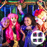 Halloween dočasné barvivo na vlasy 4 barvy Barva na vlasy Vosk Styling Tón vlasů Pro muže Ženy Halloween Cosplay Party Barvy na vlasy Naty Shop