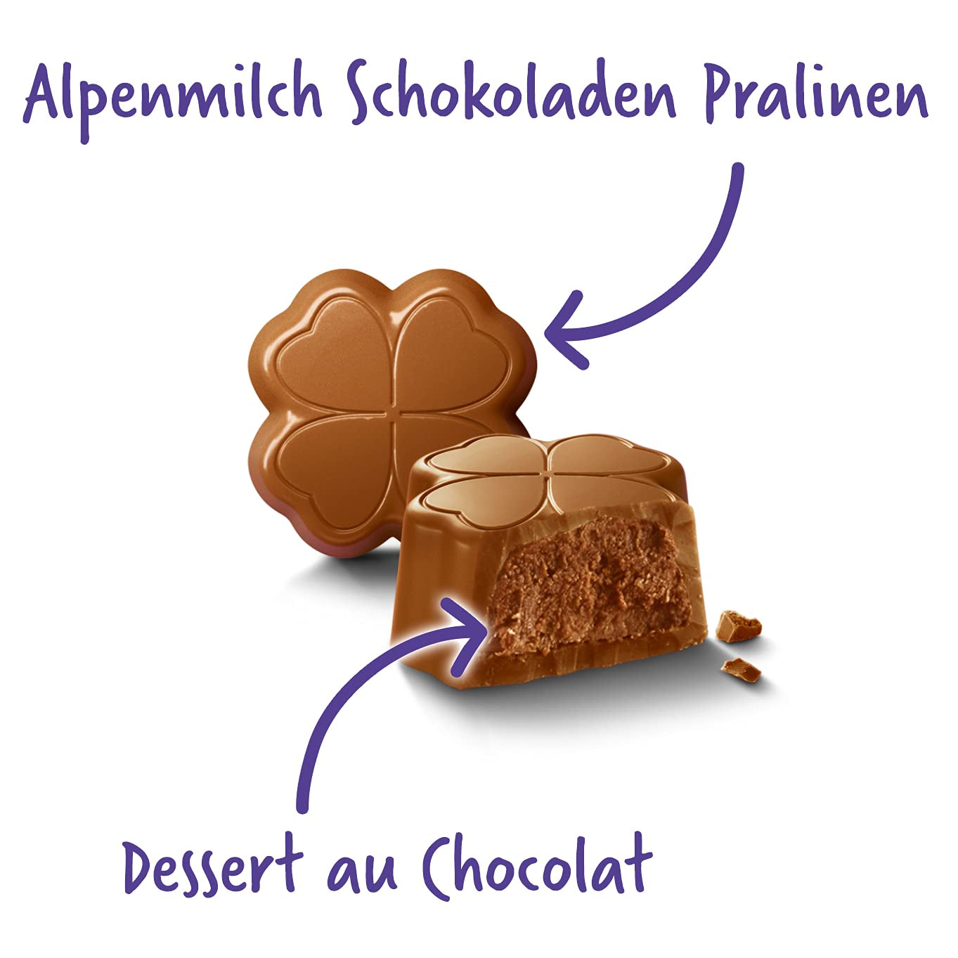 Milka All the Best Pralines 10 x 110g, Jemné pralinky z alpské mléčné čokolády s kakaovou krémovou náplní (balení 2 ks)