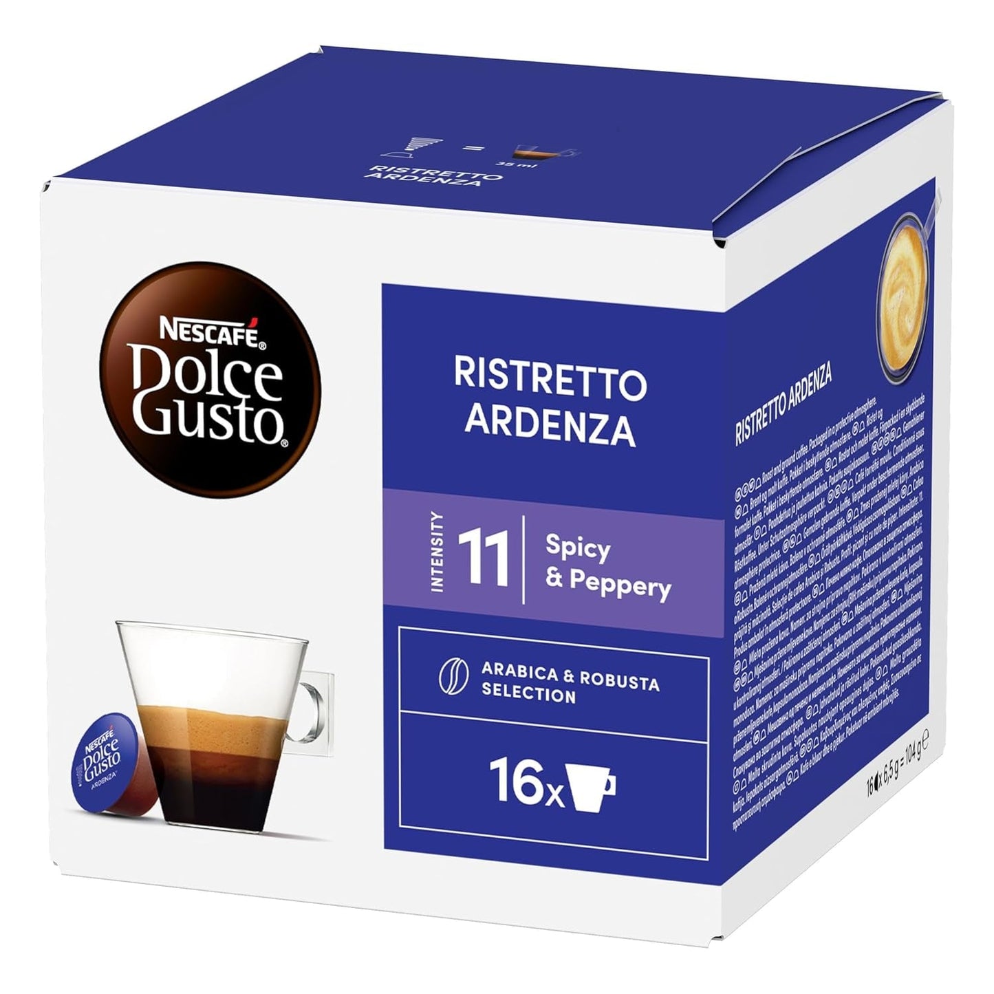 NESCAFÉ DOLCE GUSTO Espresso Ardenza Kaffeekapseln 3er Pack (3 x 16 kapslí)