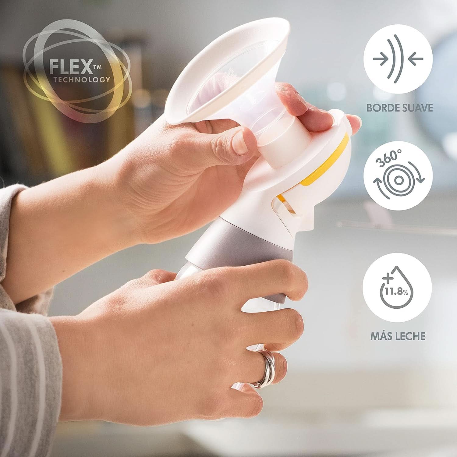 Elektrická odsávačka mateřského mléka Medela Solo s nálevkou Personalfit Flex a 2fázovou extrakční technologií Příslušenství Jídlo a kojení Bebe Naty Shop