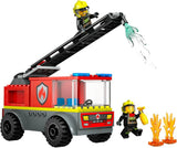 LEGO City Hasičský žebříkový vůz - Hrací hasičský vůz se 2 minifigurkami hasičů pro chlapce a dívky od 4 let - vzdělávací hračka - dárek pro předškoláky 60463 Stavebnice Besuche den LEGO-Store