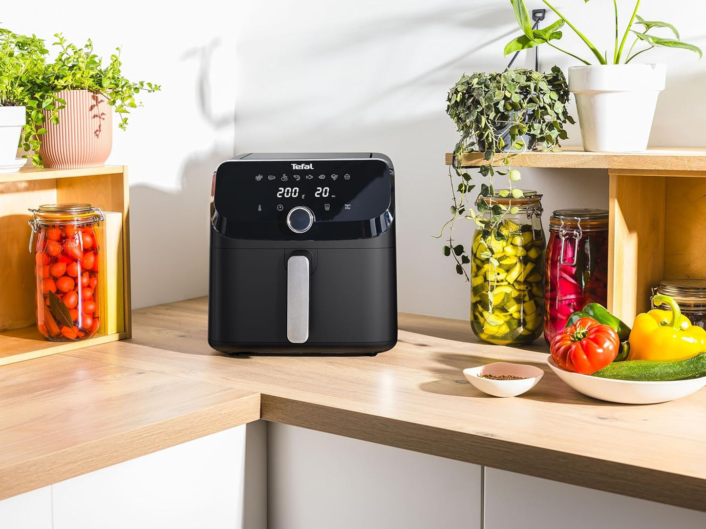 Horkovzdušná fritéza Tefal Easy Fry Mega, objem 7,5 litru, až 8 osob, EY8558E0 Appliances Naty Shop
