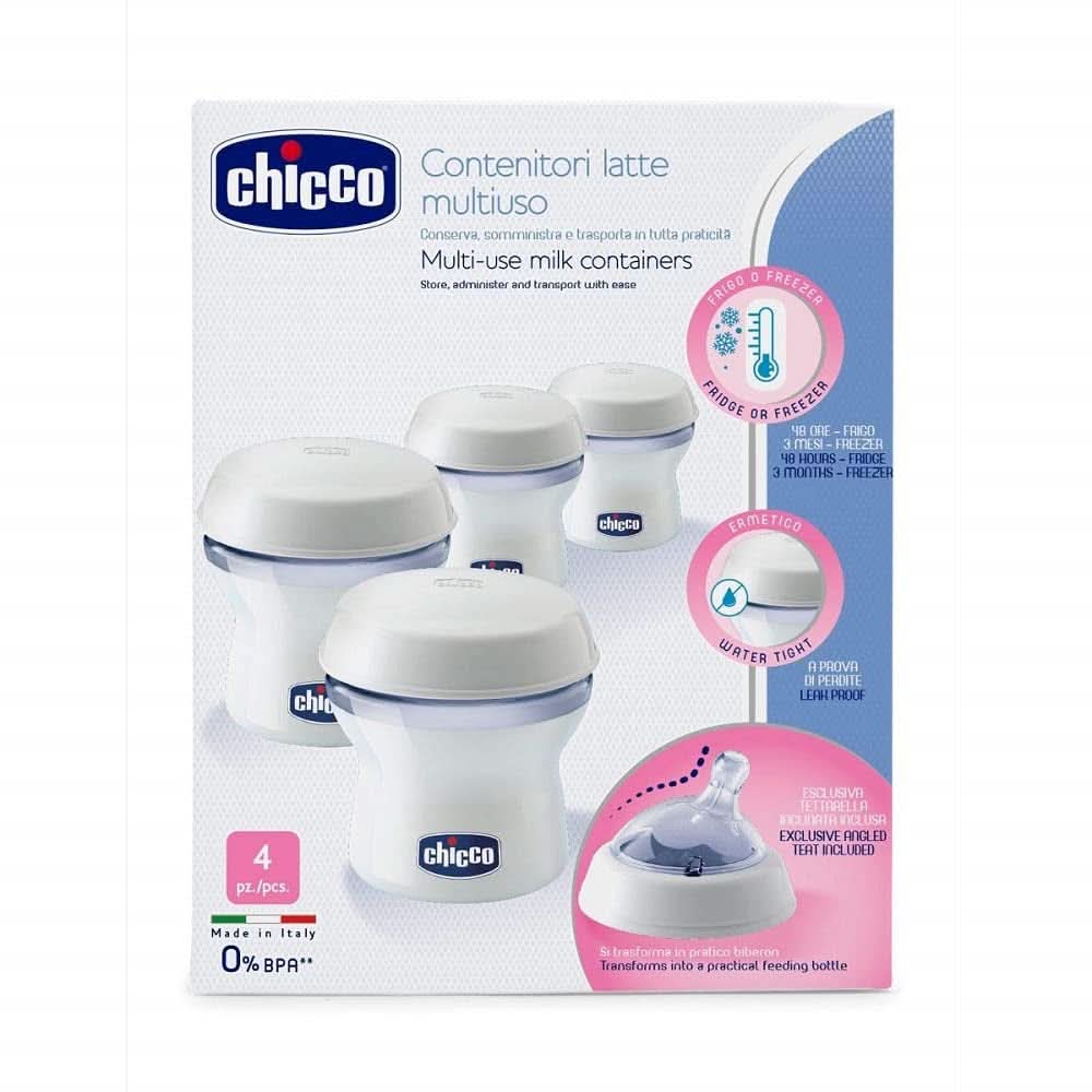 Chicco zásobník na mléko Step up Novinka Včetně silikonové savičky Příslušenství Jídlo a kojení Bebe Naty Shop
