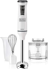 BLACK+DECKER Stolní mixér | BXHBA1500E | 1500 Watt | 20 rychlostí | Turbo | Edelstahl | Spritzschutz | Včetně Pürieraufsatz, Schneebesen, Zerkleinerer Und Messbecher Kitchen Naty Shop Single 3 Zubehörteile 600W
