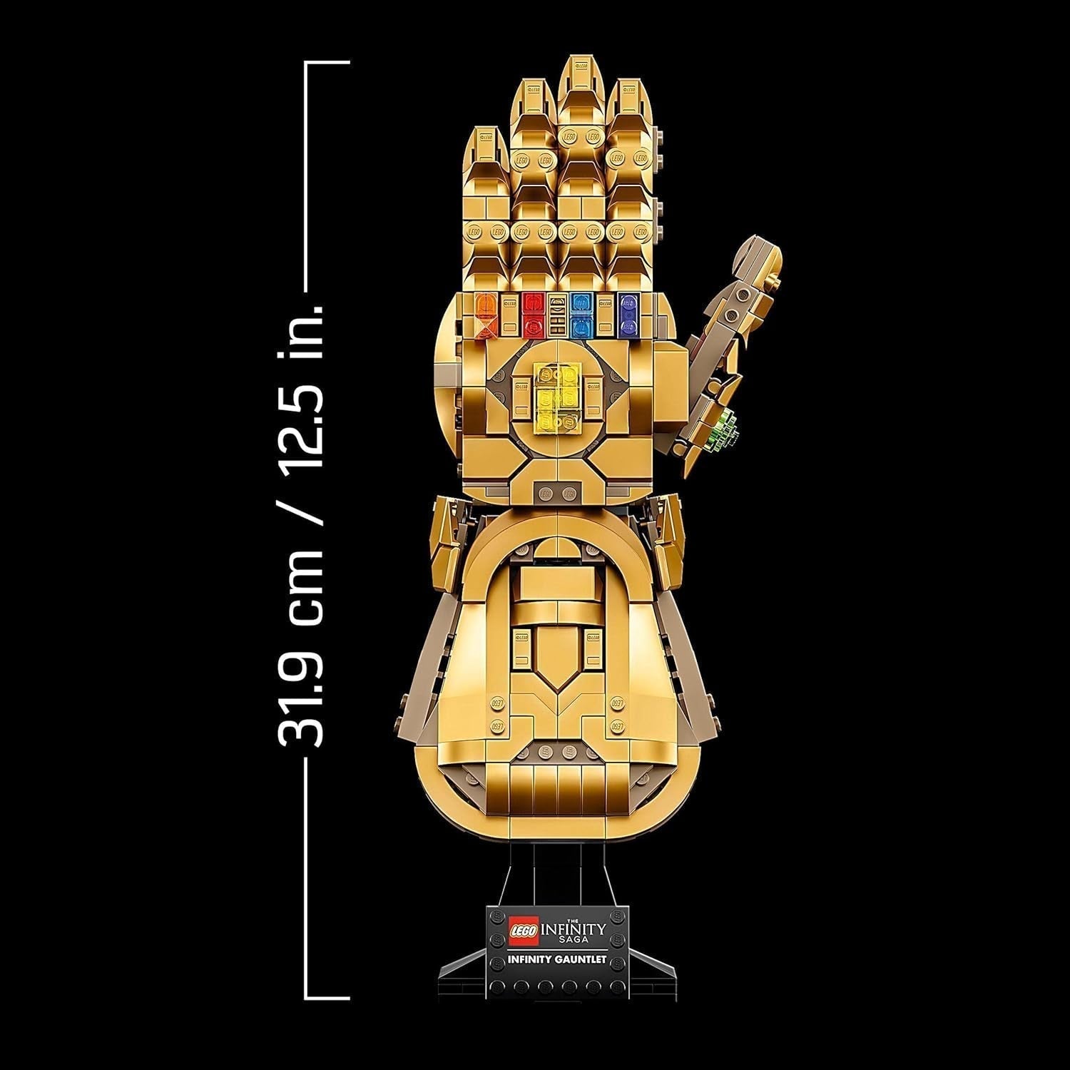 LEGO 76191 Marvel Super Heroes Rukavice na nekonečno Rukavice Avengers Model Rukavice Thanos Stavebnice pro dospělé Vějířový předmět Dárek pro muže Ženy Her Him Stavebnice Besuche den LEGO-Store