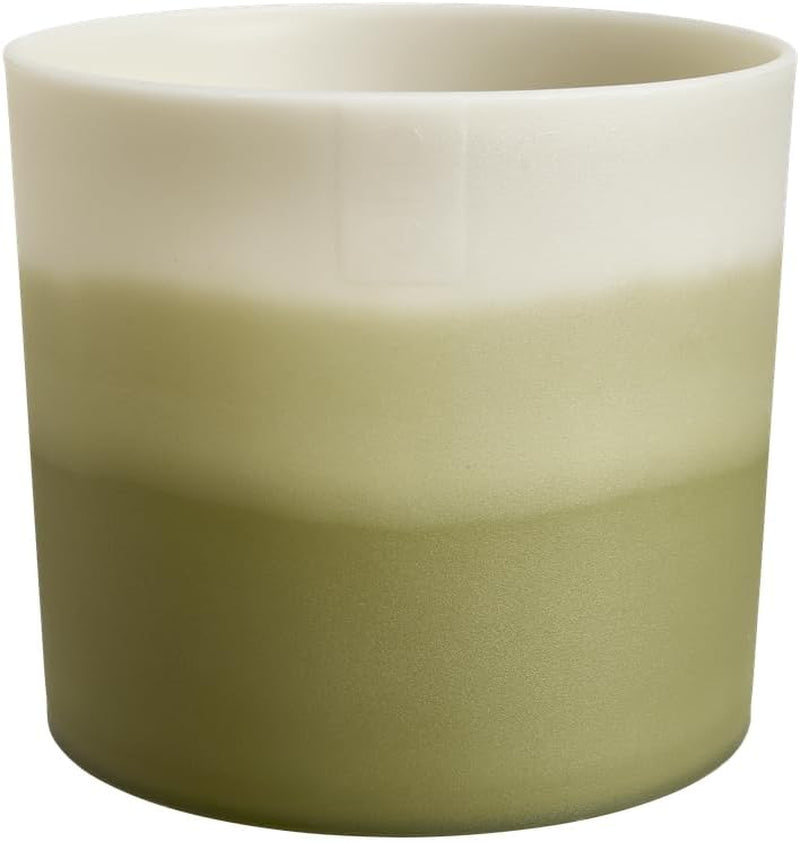 Kulatý hrnec elho Color Gradient 16cm - pro vnitřní použití - 100% recyklovaný plast - Ø 15,9 x H 14,7 - Zelená/Bambusová zelená