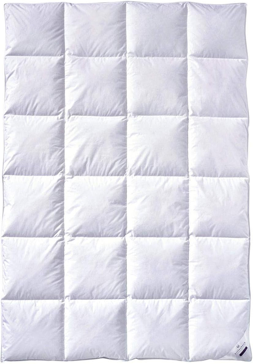 Přikrývka Billerbeck Martina® - Přikrývka 135 X 200 Cm - Přikrývka pro všechna roční období - Vhodné pro alergiky - 90 % husí prachové peří, 10 % husí peří - Bílé Přikrývky a přikrývky Naty Shop Teplé (Š) 135 X 200 Cm