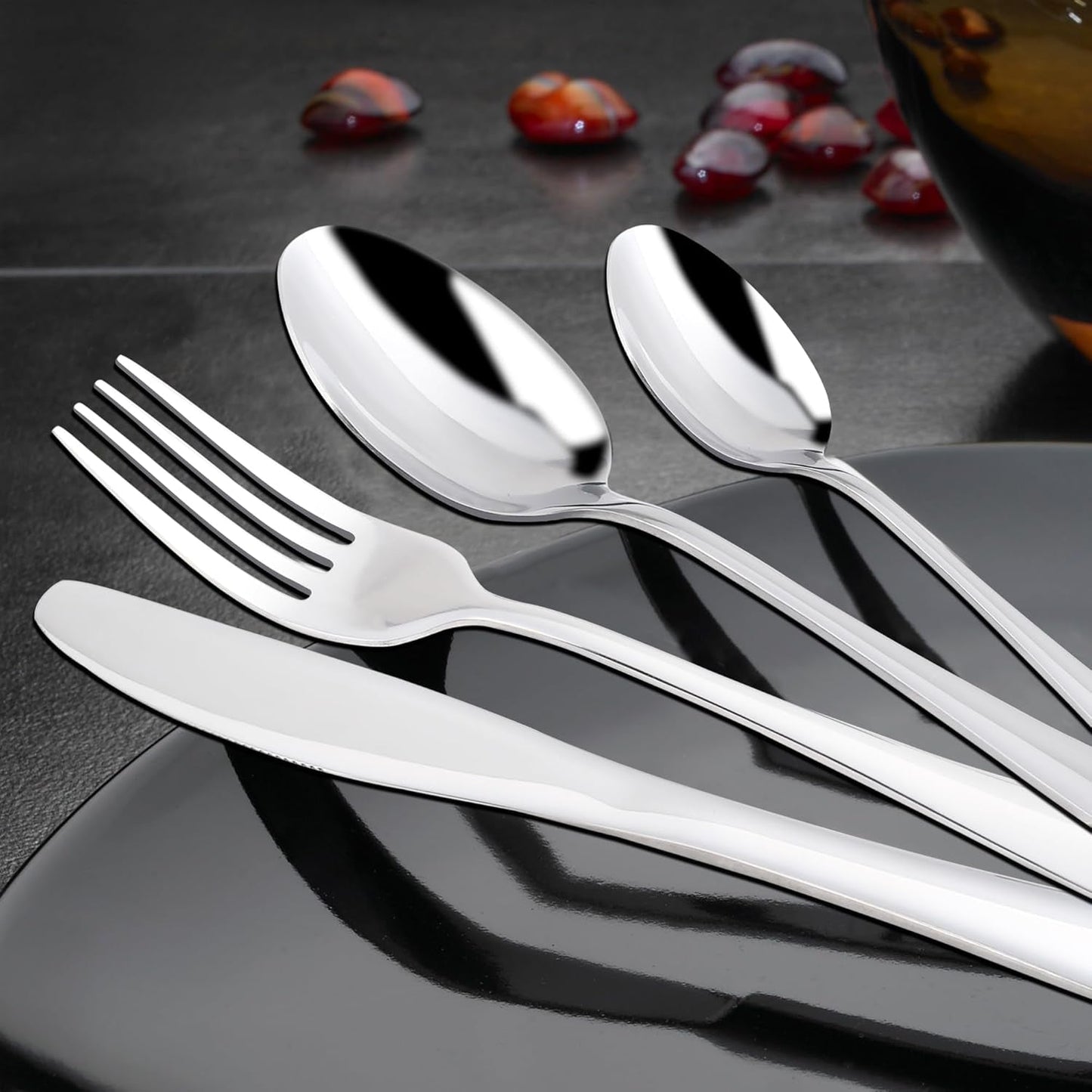 Sada příborů Kitchenboss pro 6 osob: Sada příborů 20 nebo 30 kusů Kitchen Naty Shop