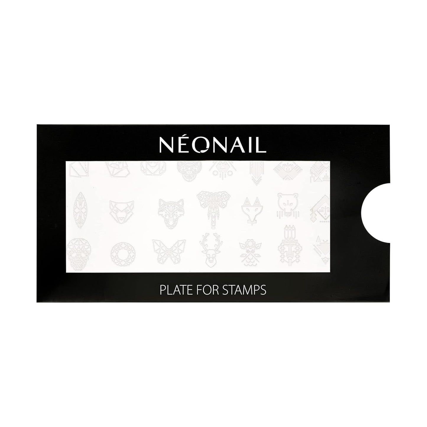 NÉONAIL Nagel Stempel Mit Schaber - Nägel Selber Machen - Razítko na nehty - Nageldesign Für Nagel Schablone - Francouzské nehty Stempel - Silikon Nagelstempel