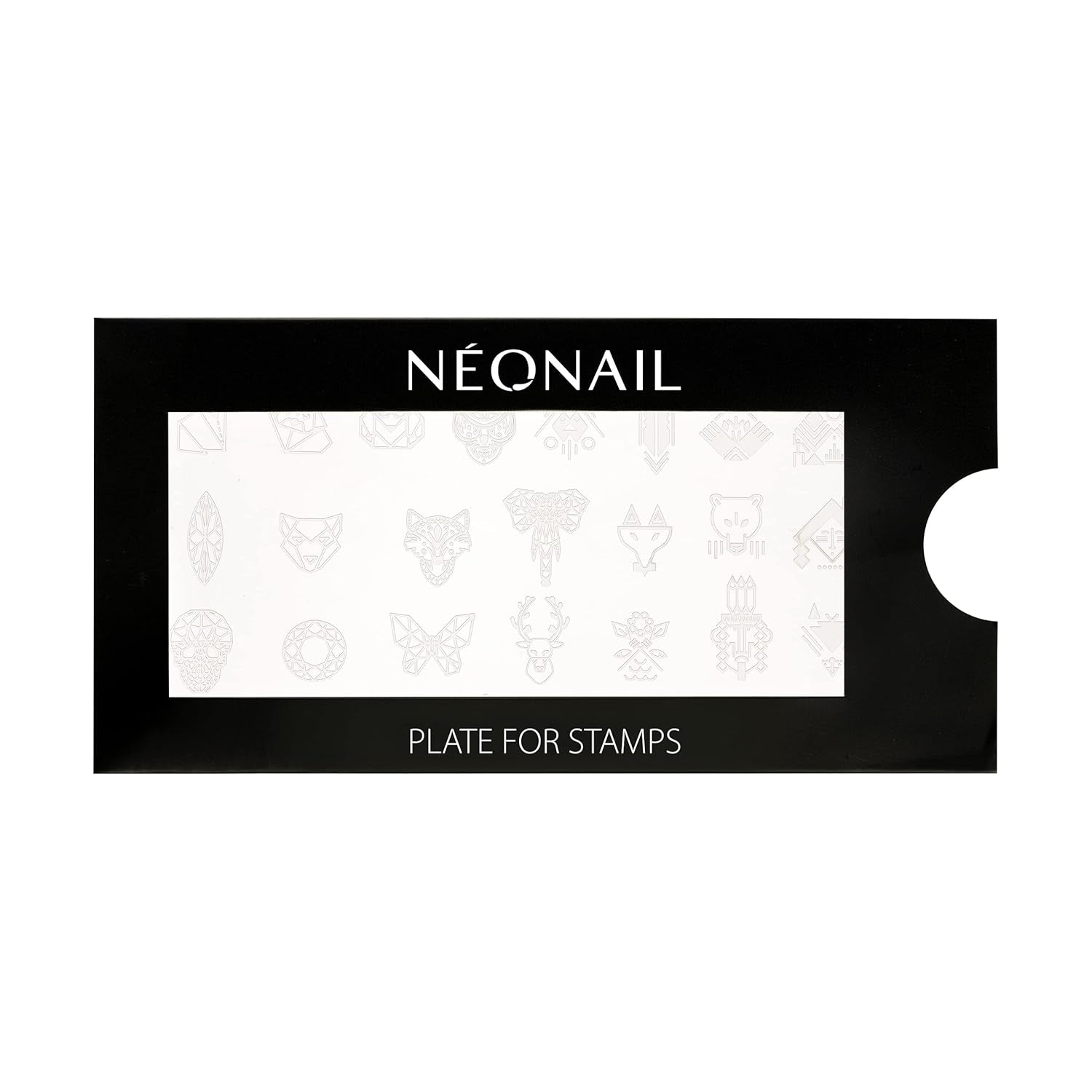 NÉONAIL Nagel Stempel Mit Schaber - Nägel Selber Machen - Razítko na nehty - Nageldesign Für Nagel Schablone - Francouzské nehty Stempel - Silikon Nagelstempel