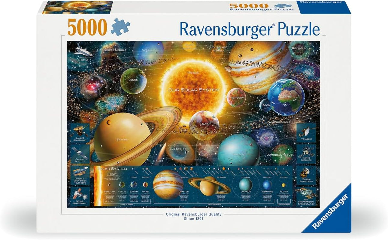 Ravensburger Puzzle 16720 - Planetární systém - 5000dílné puzzle pro dospělé a děti od 14 let Puzzle Naty Shop