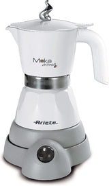 Ariete 1358 Moka Aroma, elektrický kávovar, 480 W, 2/4 šálky na espresso, černá