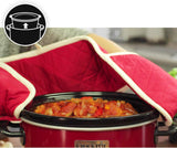 Pomalý hrnec Crock-Pot, 2 nastavení teploty + funkce udržování teploty, 3,5 litru (3-4 osoby), červený [SCV400RD] pomalý hrnec Naty Shop