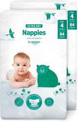 Ultra suché plenky Amazon, velikost 1 (2–5 kg) – měsíční krabička, bílá, počet 96 (2 balení po 48) (dříve značka Mama Bear, identický produkt)
