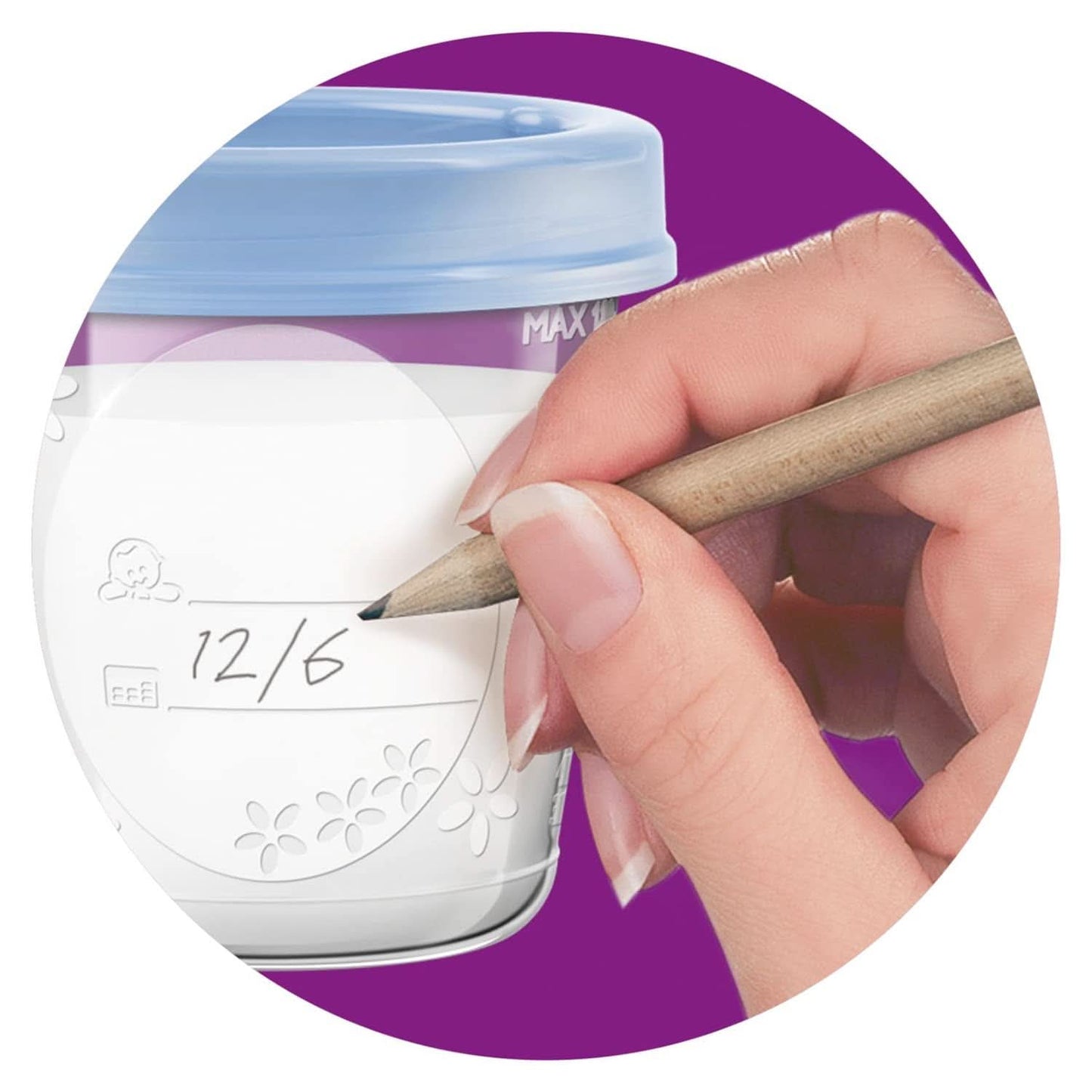 Philips AVENT SCF619/05 Skladování Becher Für Muttermilch, Becher Inkluzivní Deckel Příslušenství Jídlo a kojení Bebe Naty Shop