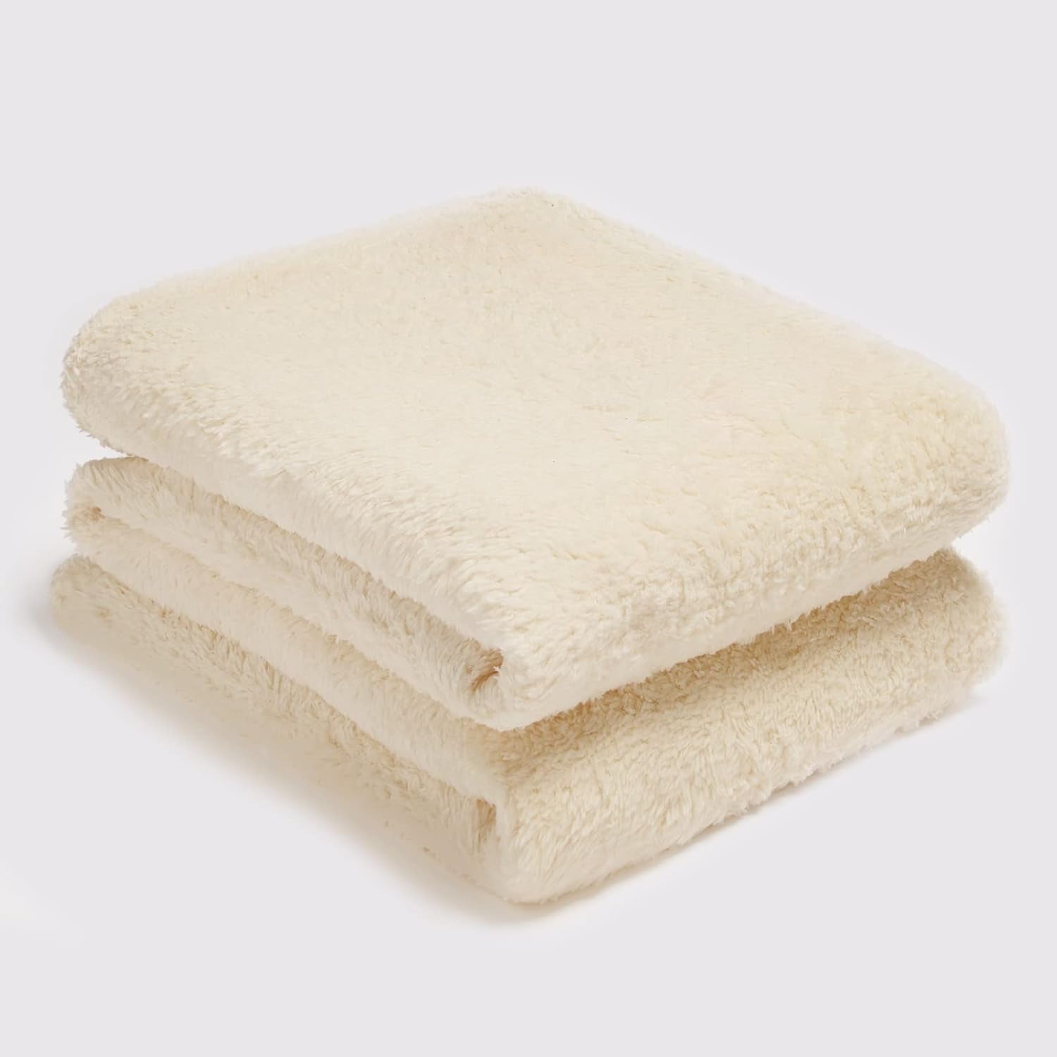 Brentford's Teddy Fleece deka Velká deka na postel Plyšová super měkká teplá pohovka Přehoz přes postel Černá - 150 X 200 Cm Postele a deky Besuche den Brentfords-Store Crème 125 X 150 Cm