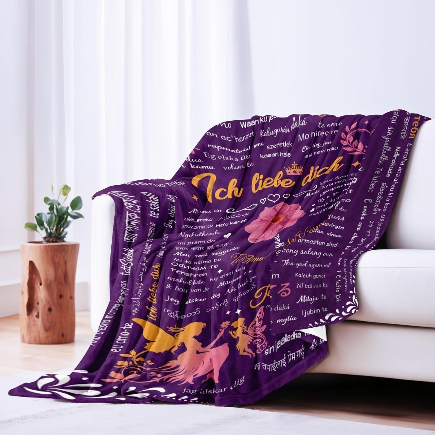 Dárky pro mámu, Dárek k výročí pro páry, Besond Women, Manžele Sestry a Matky, Zabezpečení Ideální pro Den matek, Valentýna a Vánoce 50"X60" Postele a přikrývky Yasrlvun