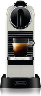 Nespresso EN167.W Citiz kávovar na kapsle, vysokotlaká pumpa a ideální regulace teploty, bez Aeroccino (napěňovač mléka), funkce úspory energie, 1260 W, krémově bílá, 37,4 x 11,9 x 25,5 cm