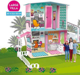 Lisciani - BARBIE domeček pro panenky - vila snů Barbie na dvou podlažích - 3D dům na stavbu, dekoraci a design - kreativní řemeslná a stavební hračka pro děti od 4 let Domky pro panenky Naty Shop