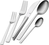 WMF Corvo Besteck Set 12 osob, 66 částí, 60 částí Mit Servierbesteck, Hohlheftmesser, Cromargan Protect Mattiert, Kratzbeständig, Spülmaschinenfest Kitchen Naty Shop