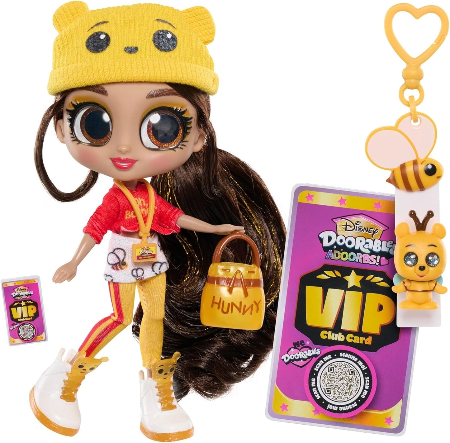 Sběratelské panenky Disney Doorables Adoorbs Series 1 s příslušenstvím, 14 cm, Módní panenka, Hračka od 5 let, Jen si hrajte