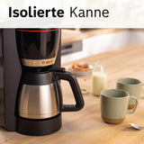 Bosch MyMoment TKA6M273 Filtrační espresso kávovar, 1L termokarafa, 8-12 šálků, Anti-Drip systém, otočný držák filtru, odvápňovací program, vyjímatelná nádržka na vodu, 1200 Watt, matná černá
