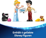 LEGO Ç€ Disney Princezna Castle Popelka a kočár tažený koňmi, Sada pro dívky od 6 let, Fantastická hračka s princeznou Popelkou a princem okouzlujícími mini panenkami, Tip na dárek pro fanoušky Disney 43275 Stavebnice Beuche den LEGO-Store