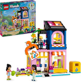 Stavebnice LEGO Friends Vintage Fashion Store pro děti s figurkami z hračkářství a modelem kočky pro sociálně-emocionální rozvoj Dárek pro hraní rolí pro 6leté dívky a chlapce 42614 Stavebnice Besuche den LEGO-Store Single