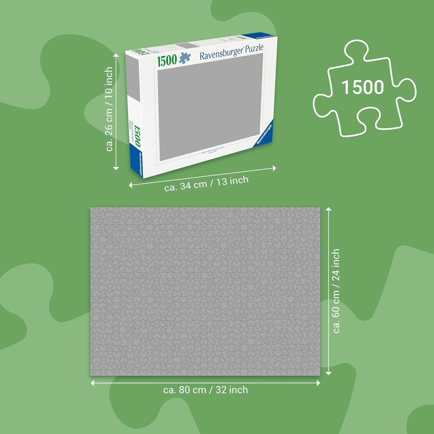 Ravensburger Puzzle 12000795 - Cesta vlakem na podzim - 1500 dílkové puzzle pro dospělé a děti od 14 let, Puzzle Naty Shop