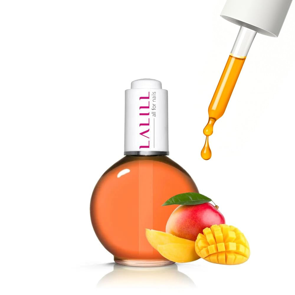 LALILL Olej na nehtovou kůžičku 75 ml - Himbeere Nagelpflegeöl - Nagelöl Pflege Für Nägel Nagelhaut - SPA Maniküre Naildesign Hände - Vegan - S pipetou