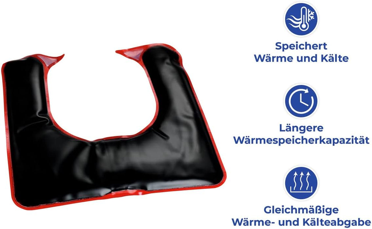 Maximex Moor Neck Polštář Mikrovlnná trouba Zklidňující teplo proti napětí Speciální střih Rozměry (D X V X H): 30,5 X 1 X 29 cm Ortopedické cervikální polštáře Naty Shop