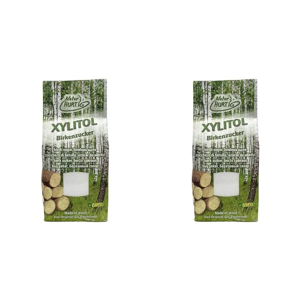 Březový cukr, 425 gramů sladidla Naty Shop 2 x 425 gramů