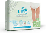 Dětská peněžní plena Freelife, velká 6 (18 kg Und +), 1 X 35 = 35 Plenky Naty Shop