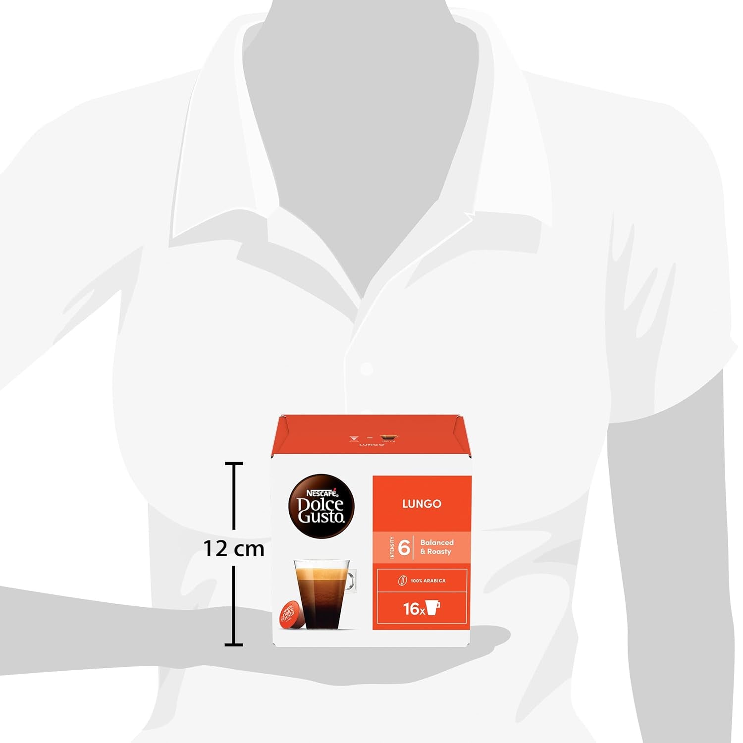 NESCAFÉ DOLCE GUSTO Lungo Kaffeekapseln 3er Pack (3 x 16 kapslí)