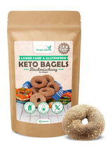 Simply Keto Lower Carb* Směs na pečení bagel pro nižší sacharidy* a ketogenní dietu – bez laktózy a lepku – 335 gramů Naty Shop Kitchen