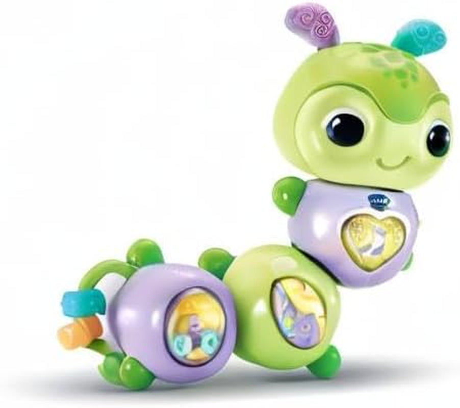 VTech Baby Spinning Fun Caterpillar - Mluvící a zpívání Interaktivní hračka na zvonek a motorické dovednosti - Na 6-24 měsíců Hračky pro miminka Naty Shop