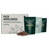 Výběr zrn kávy Incapto po celém světě | Výběr 10 původů z celého světa | Speciální káva | 100% Arabica | Ideální jako dárková sada ke kávě | Pro milovníky kávy | 10 balení x 100 g