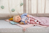 BABY born Sophia Rose - 36 cm měkká panenka - Panenka s kvalitními blond vlásky a ospalýma očima - Vhodné pro děti od 1 roku