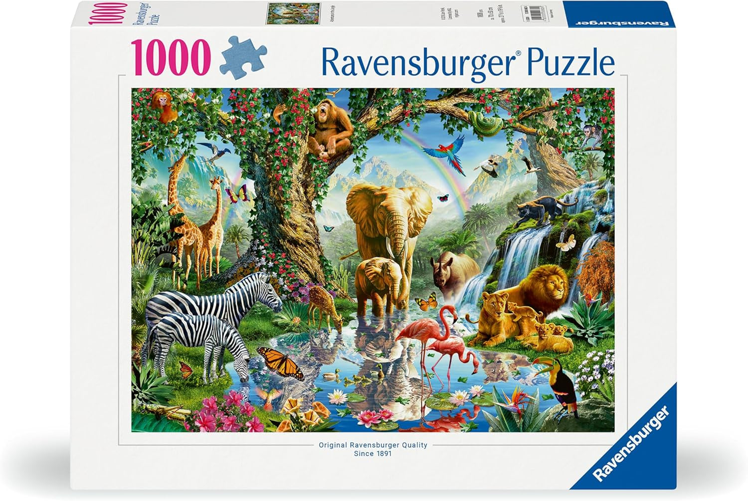 Ravensburger Puzzle 12000682 - Jungle Adventure - 1000dílné puzzle pro dospělé a děti od 14 let, Puzzle Naty Shop