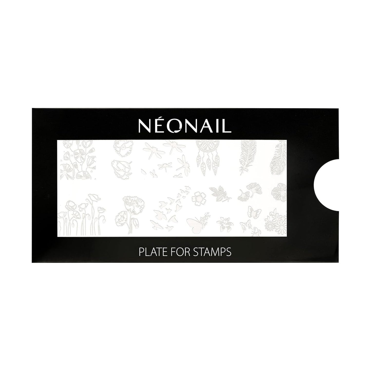 NÉONAIL Nagel Stempel Mit Schaber - Nägel Selber Machen - Razítko na nehty - Nageldesign Für Nagel Schablone - Francouzské nehty Stempel - Silikon Nagelstempel