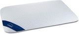 Genius Eazzzy Foam Polštář 40X80 Cm Výška 10cm - 2 tvrdost Polštář na podporu krku + Chladivá gelová pěna - Polštář na spaní pro postranní, zádové a žaludeční spáče proti bolesti šíje Polyester Naty Shop Standardní polštáře Výchozí název