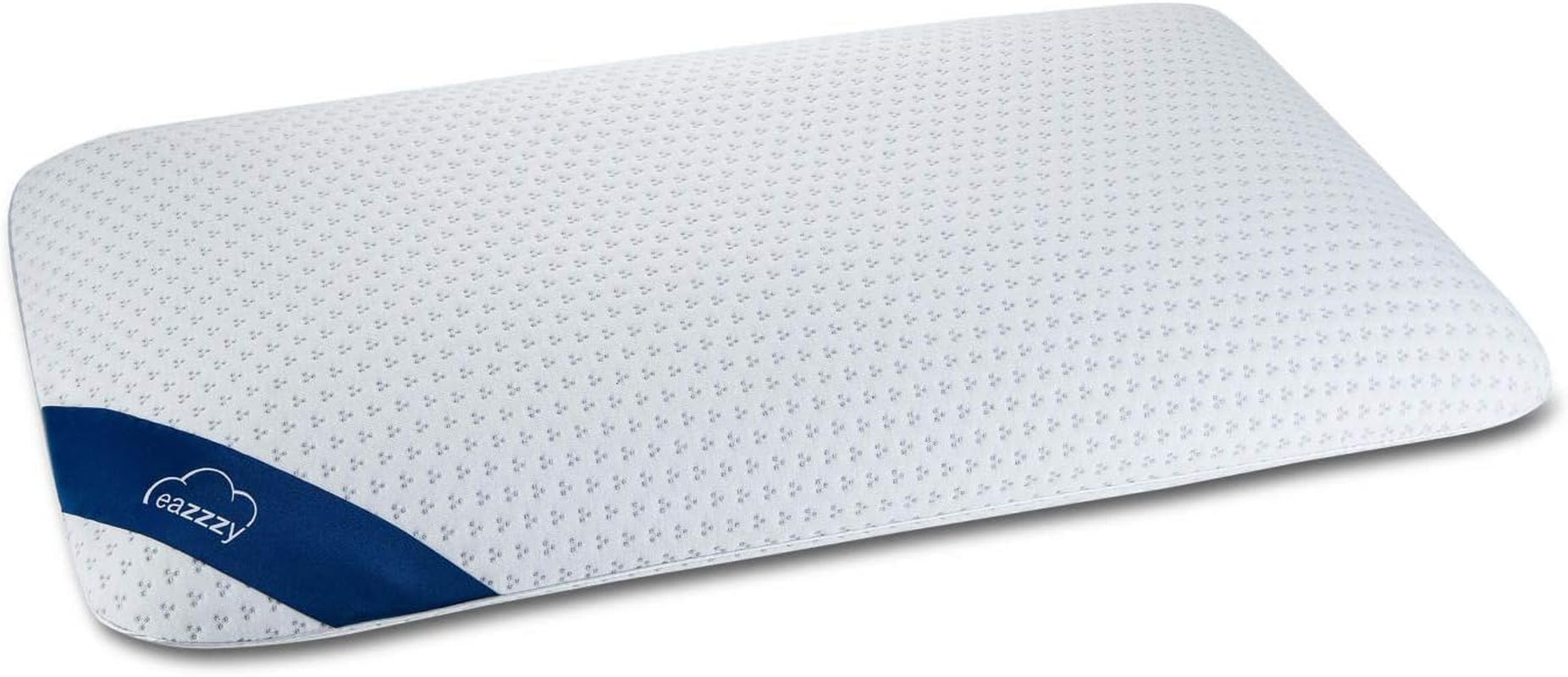 Genius Eazzzy Foam Polštář 40X80 Cm Výška 10cm - 2 tvrdost Polštář na podporu krku + Chladivá gelová pěna - Polštář na spaní pro postranní, zádové a žaludeční spáče proti bolesti šíje Polyester Naty Shop Standardní polštáře Výchozí název