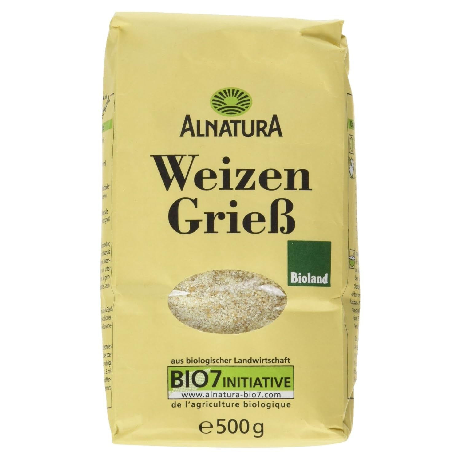 Bio pšeničná krupice, 500g (balení se může lišit)