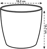 elho The Coffee Collection, kulatá vnitřní konvička, 18 cm, z kávové sedliny a recyklovaného plastu - hnědá/espresso hnědá