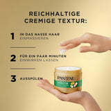 Pantene Pro-V Smooth & Silky Keratin Protect Hair Mask 500 ml pro kudrnaté a suché vlasy, až 72 hodin hladkých a lesklých vlasů v jedné aplikaci, se složením Pro-V a maskou na vlasy Active Nutri-Plex Naty Shop