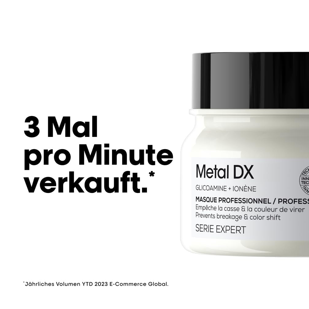 L'Oréal Professionnel Pro barvené vlasy, Zářivé barvy a lesk, řada Expert, Metal DX Maska na vlasy Naty Shop