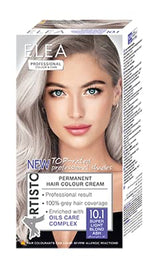 Color & Care permanentní barva na vlasy 120ml, profesionální výsledek, krytí šedivých vlasů, obohaceno o komplexy olejové péče-Dlouhotrvající barva na vlasy (10.1 Super Light Ash Blonde) Naty Shop Hair Dye 10.1 Super Light Ash Blonde